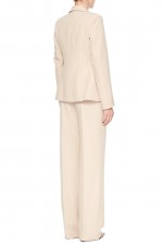 Бежевые макси-брюки фото 1