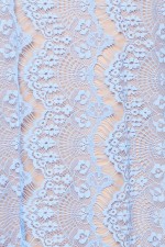 Платье-сарафан с голубым кружевом фото 6