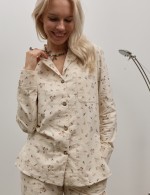 Бежева піжама 4068 фото 1