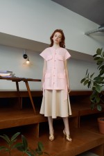 Бежевая юбка-солнце фото 4