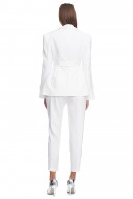 Завужені штани до низу з високим підйомом по талії фото 1