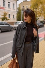 Темно коричневий гольф 4043 фото 1