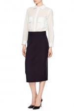 Черная юбка-карандаш фото 2