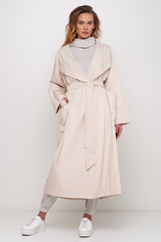 Молочний плащ на запах з капюшоном 29522952 купить