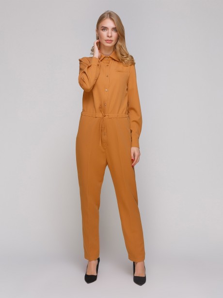 Комбінезон сорочкового типу з костюмної тканини2871 купить