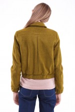 Куртка-бомбер из шерсти фото 1