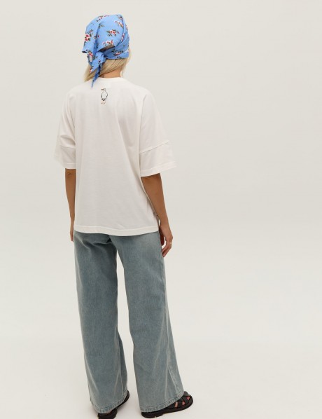 Біла футболка 39773977 купить