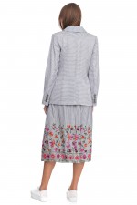 Двобортний жакет вільного силуету фото 2