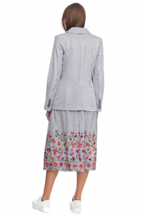 Двобортний жакет вільного силуету2942 купить