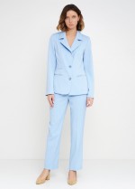 Голубые брюки со стрелками фото 0