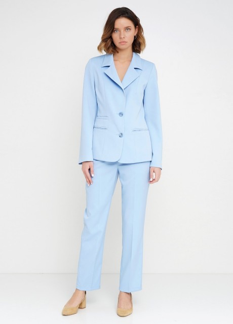 Голубые брюки со стрелками2612 купить