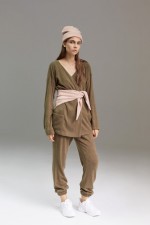 Косынка из персиковой ангоры фото 1