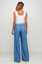 Максі штани з легкого джинсу 3009 фото 1