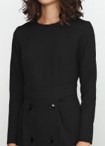 Чорна сукня з рюшами внизу фото 2