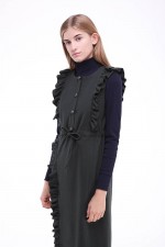 Платье без рукава из шерсти фото 2