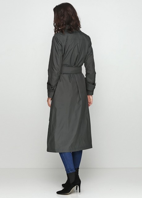 Плащ прямого силуету під пояс2423 купить