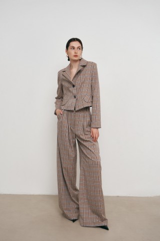 Жакет у клітику 36783678 купить