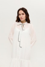 Біла сукня максі 3939 фото 7