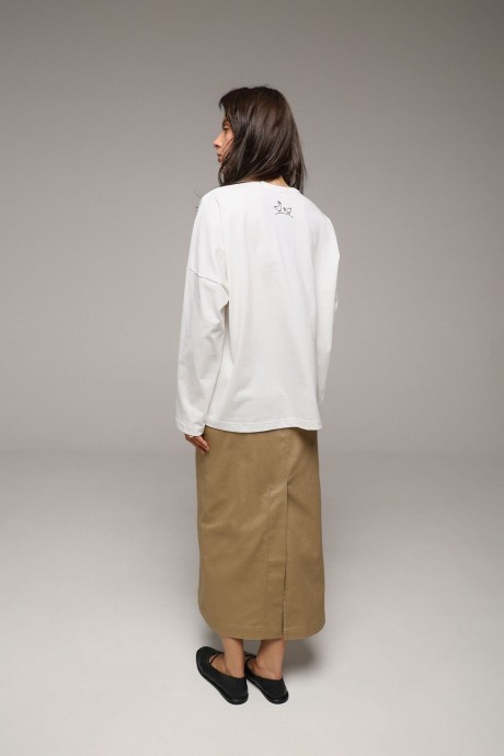 Білий лонгслів 38603860 купить