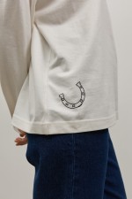 Білий лонгслів 4072 фото 4