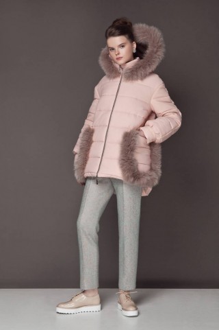 Зимняя куртка с меховой отделкой1559 купить