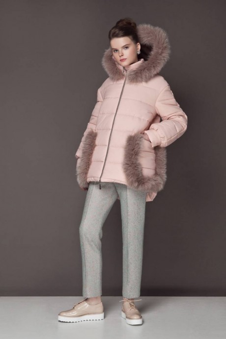 Зимняя куртка с меховой отделкой1559 купить