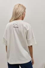 Біла футболка 4071 фото 5