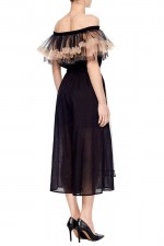 Комбинезон с рюшей на плечах фото 6