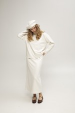 Біла спідниця 3903 фото 0