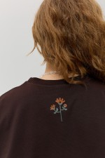 Коричнева футболка 4011 фото 5