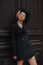 Двубортное платье-пиджак фото 0