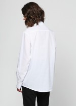 Біла вільна сорочка 2318 фото 1