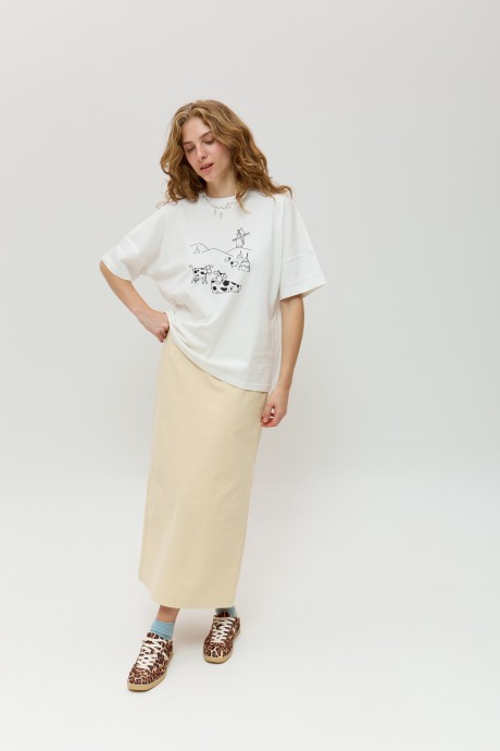 Бежева спідниця 40354035 купить