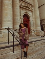 Свободное платье midi фото 3