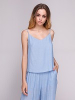 Майка на тонких бретелях фото 0