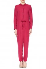 Розовый рубашечный комбинезон фото 0