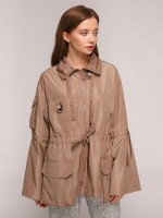 Короткая куртка с кулиской на талии фото 0