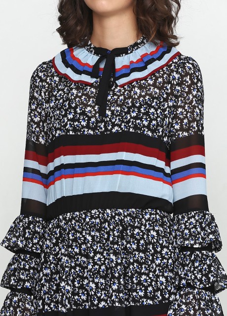 Платье с воланами2383 купить