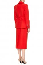 Красная юбка-карандаш фото 3