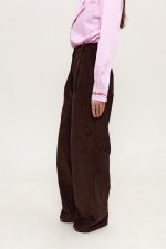 Вельветові коричневі брюки 3949 фото 3