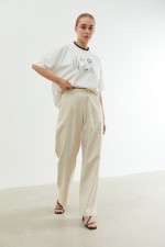 Білі вкорочені брюки 3794 фото 2