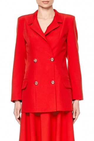 Красный двубортный жакет1952 купить