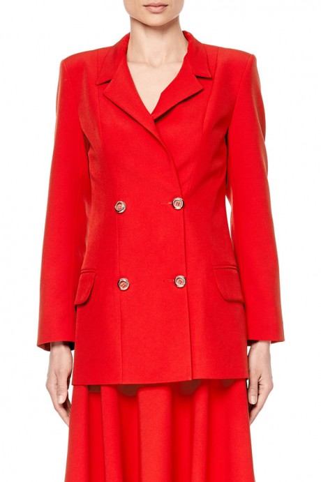 Красный двубортный жакет1952 купить