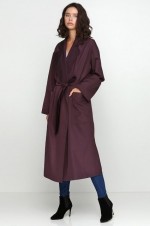 Плащ на запах під пояс фото 0