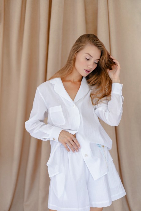 Біла сорочка з вишивкою 34013401 купить