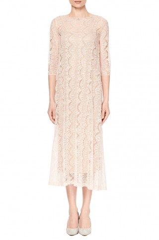 Платье-сарафан с розовым кружевом1972 купить