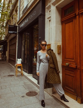 Макси брюки клеш от бедра2801 купить