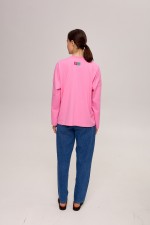 Рожевий лонгслів 3974 фото 1