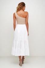 Біла спідниця з розписом 3000 фото 1