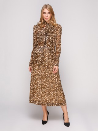 Сукня з леопардовим принтом2845 купить